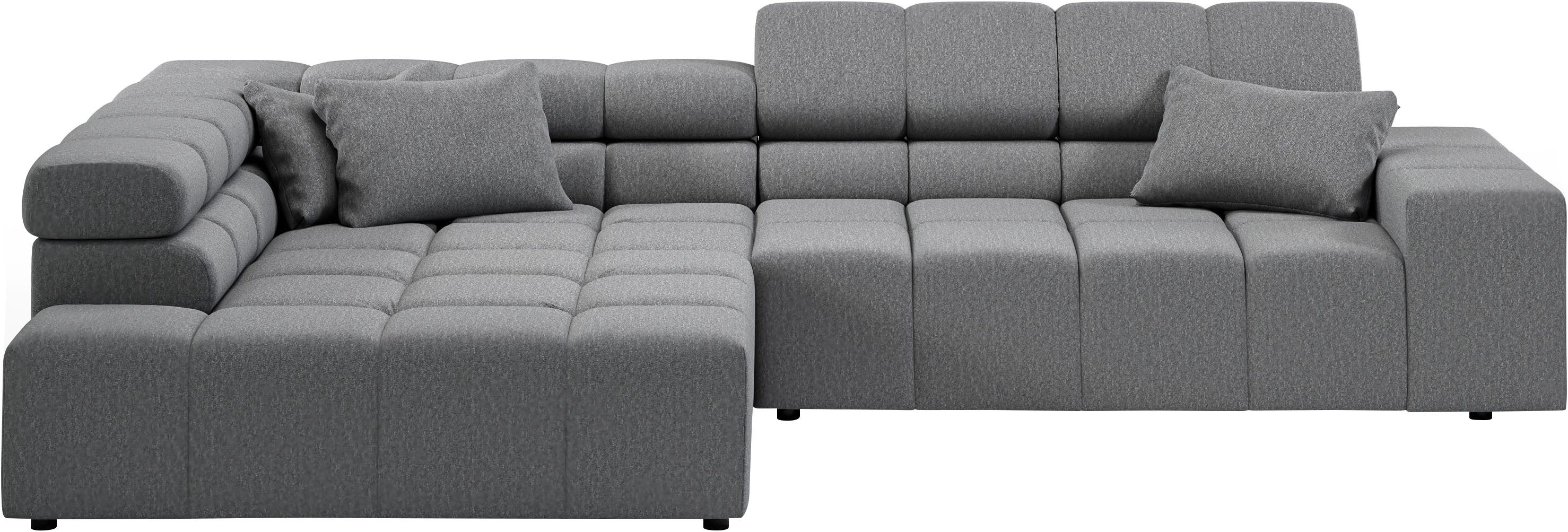 INOSIGN Ecksofa Ancona incl. Kopfteilverstellung, OTTOs Choice, Breite 319c günstig online kaufen