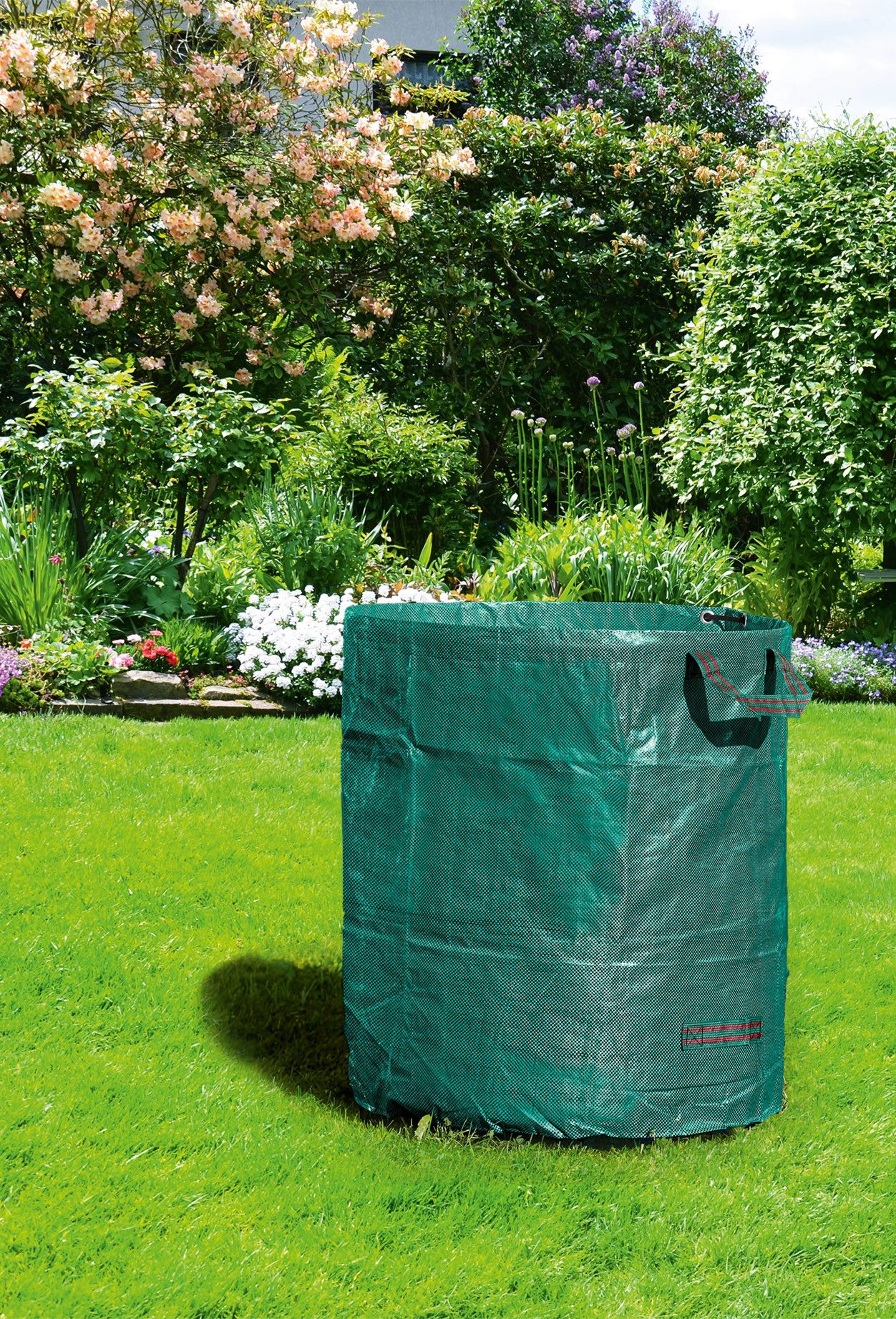 Gardissimo Gartensack 2 er Set Gartenabfallsack je 272 Liter Laubsack, für Gartenabfall, 272 l, (Spar-Set, 2-tlg., 2er Set), wetterfest mit Tragegriffen und Stabilationsringen