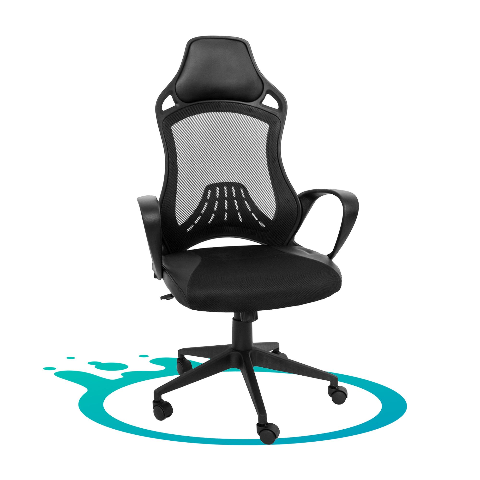 NATIV Drehstuhl Bürostuhl mit Mesh-Gewebe (Stück), verstellbarer Bürostuhl mit Mesh-Gewebe