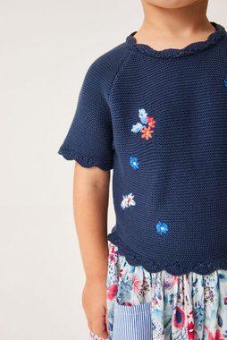 Next 2-in-1-Kleid Pulloverkleid mit bedrucktem Rockteil (1-tlg)