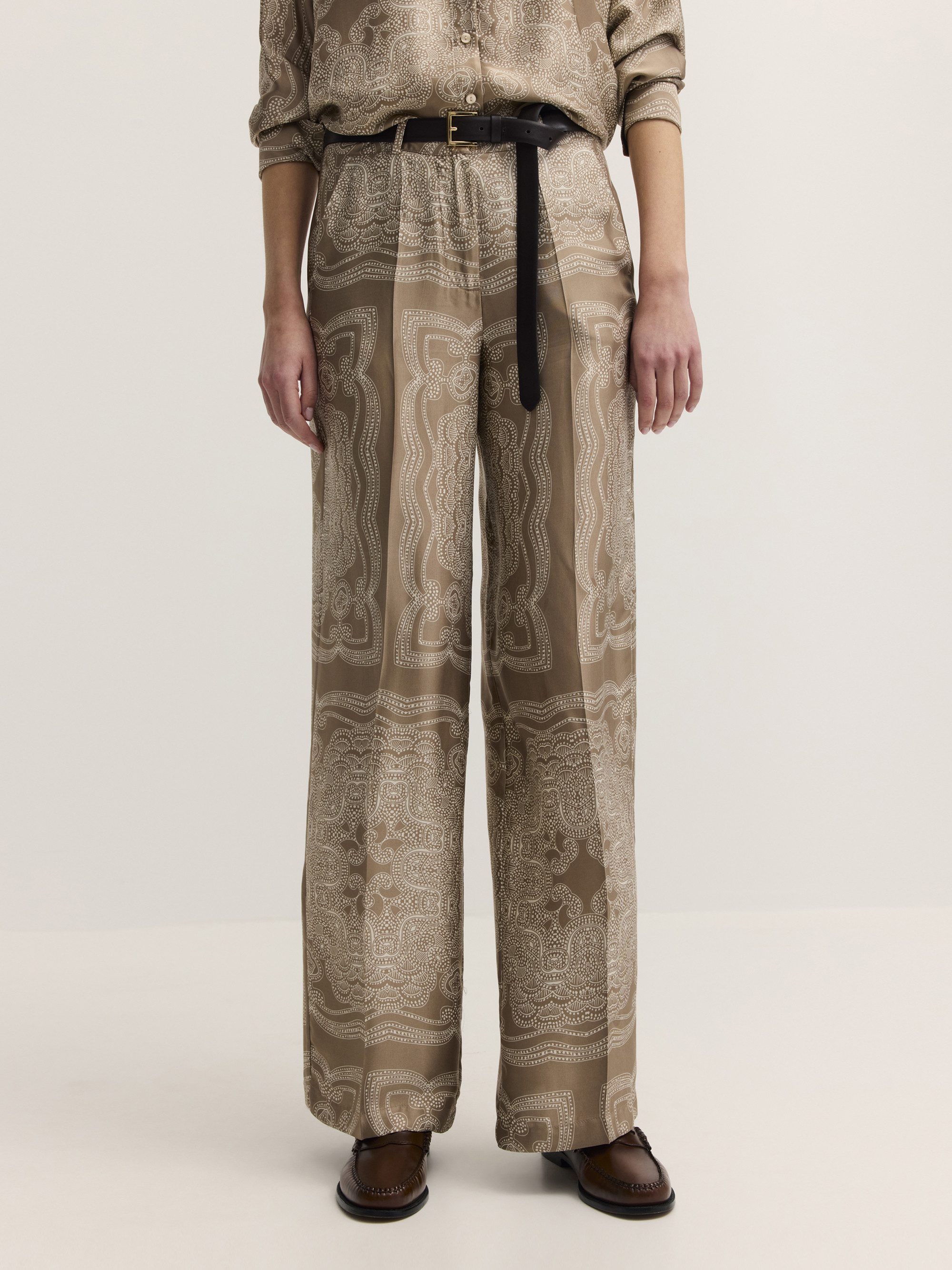 bugatti Stoffhose Modern Fit Modern Fit Viskosehose Grafischer Print