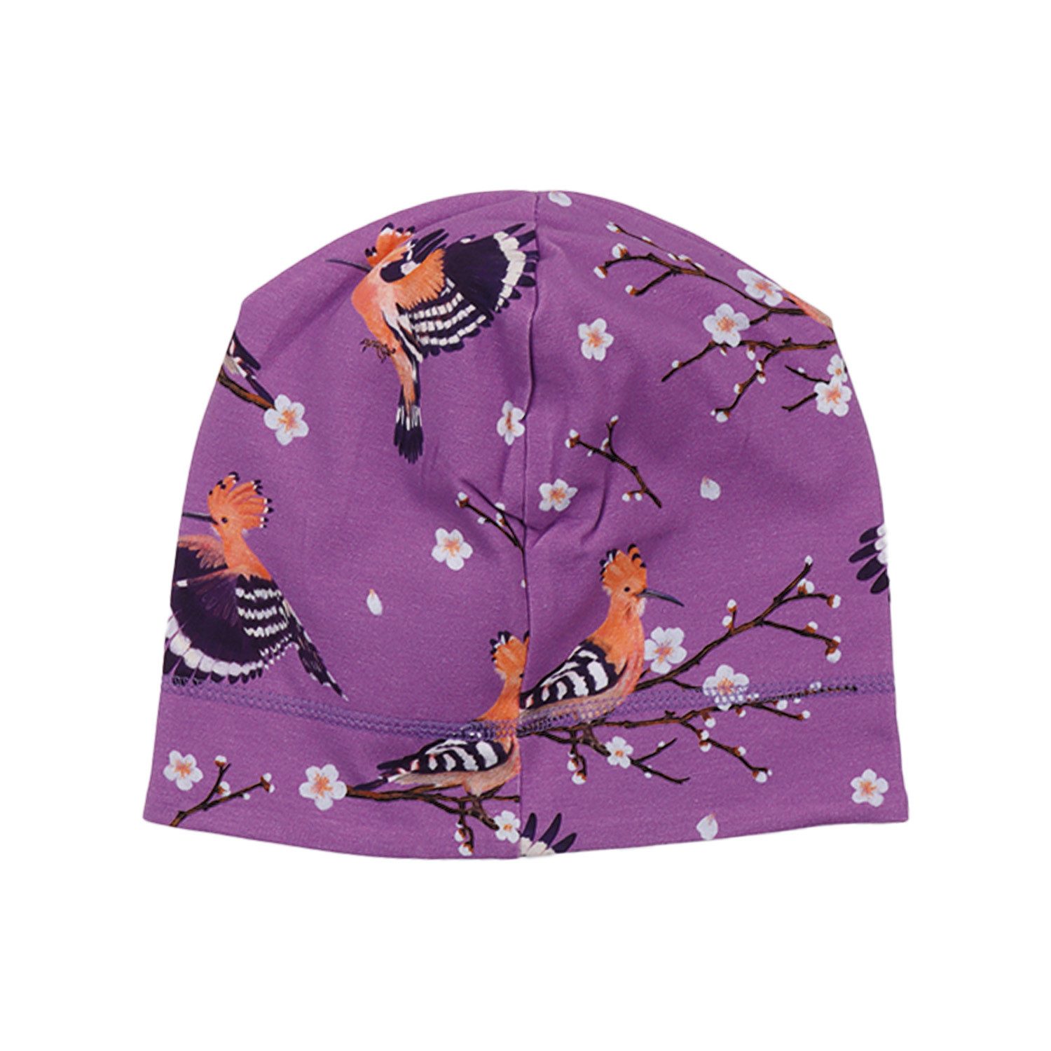 Walkiddy Jerseymütze Walkiddy Vögel Kinder Bio Baumwolle GOTS Lila - Bio Baumwolle,GOTS, Kinderbekleidung,nachhaltige Klamotten,Shorts