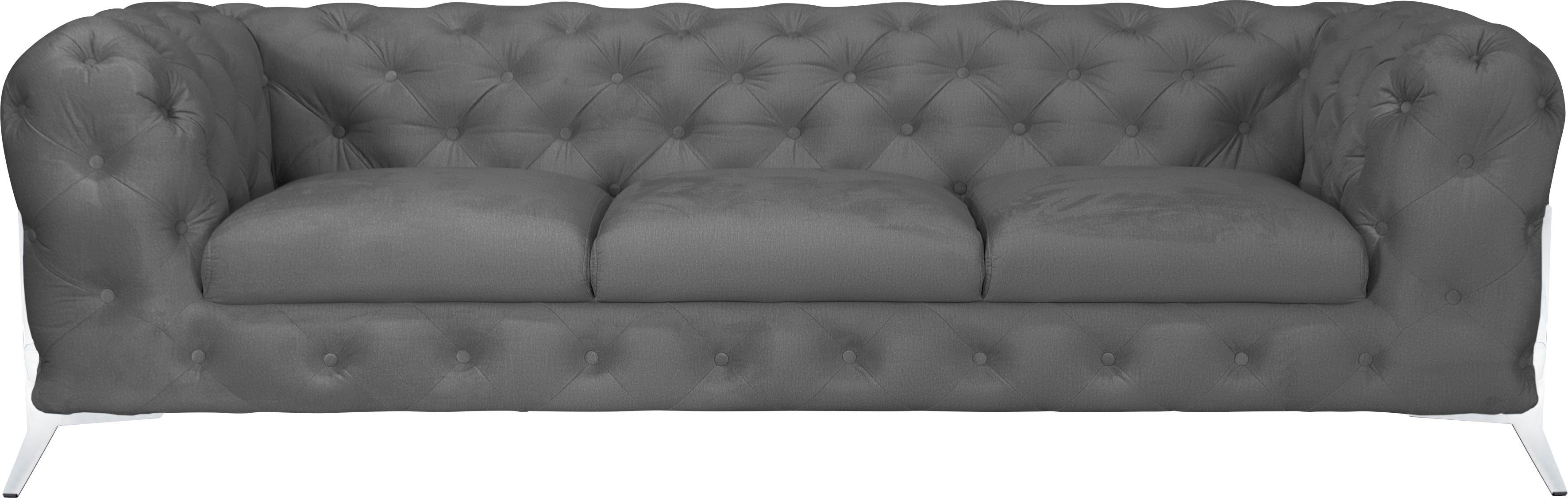 Leonique Chesterfield-Sofa Amaury, aufwändige Knopfheftung, moderne günstig online kaufen
