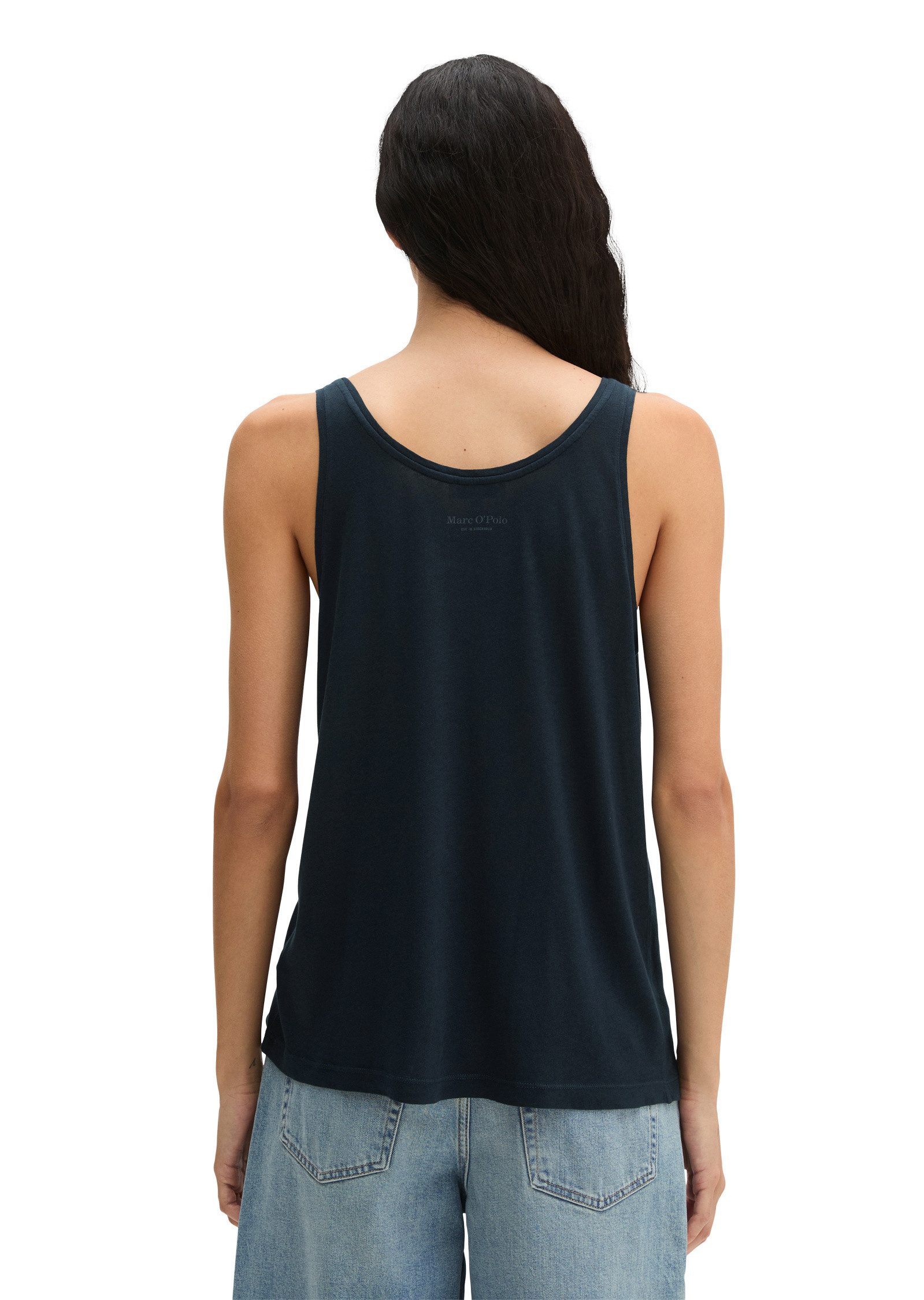 Marc O'Polo T-Shirt aus fließendem Viskose-Mix-Jersey