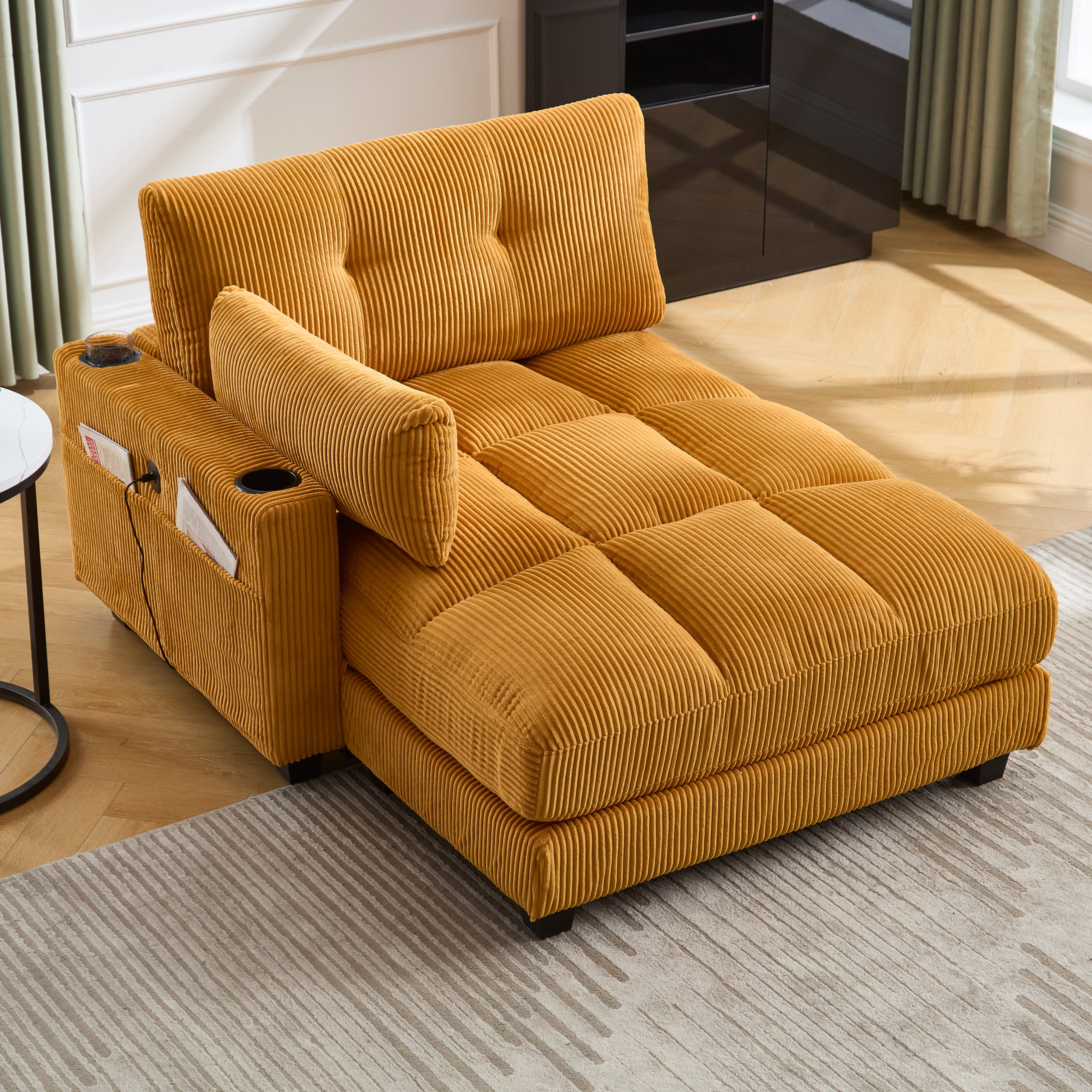 HAUSS SPOLE Schlafsofa Ecksofa Relaxsofa Polstermöbel mit Becherhaltern&USB günstig online kaufen