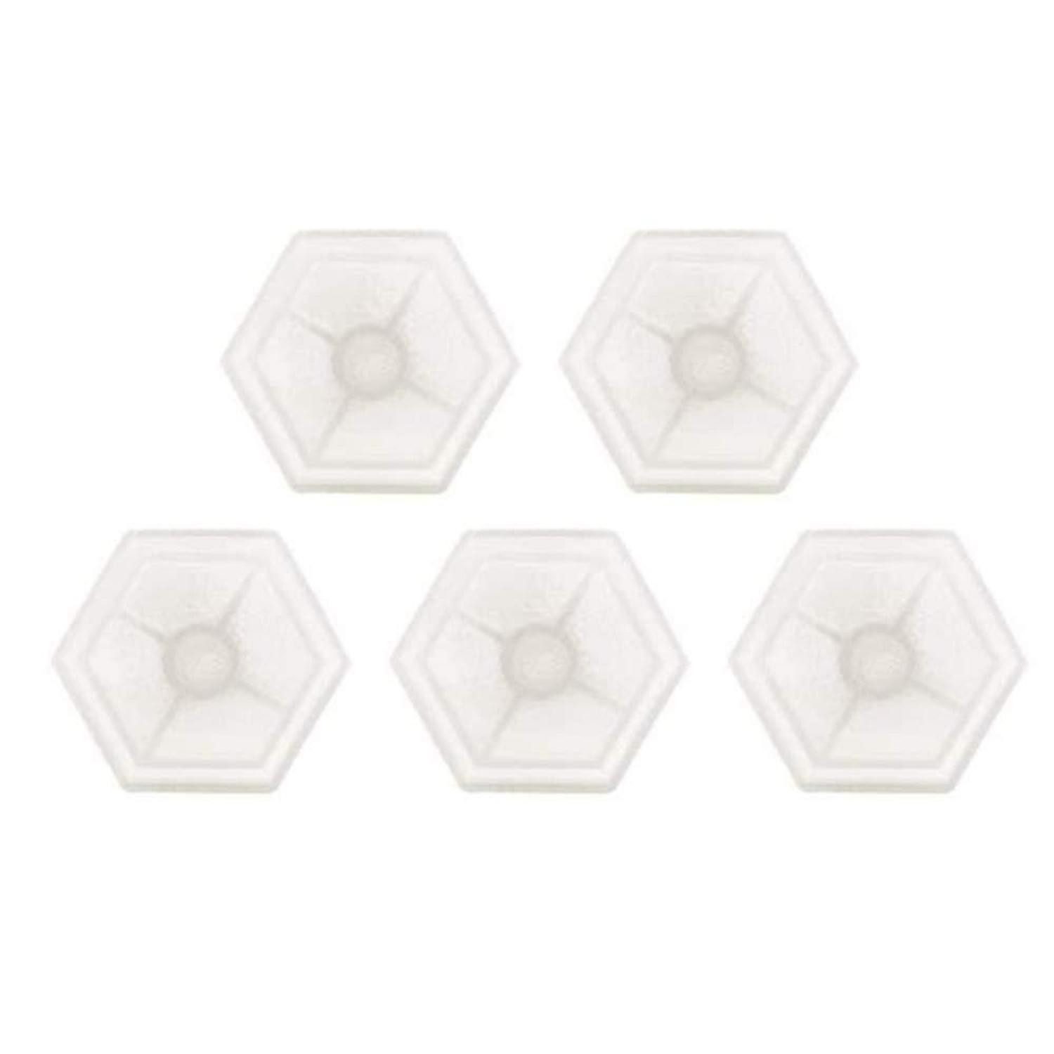 LuxusKollektion Silikonform Silikonform Untersetzer Hexagon DIY, (5-tlg)