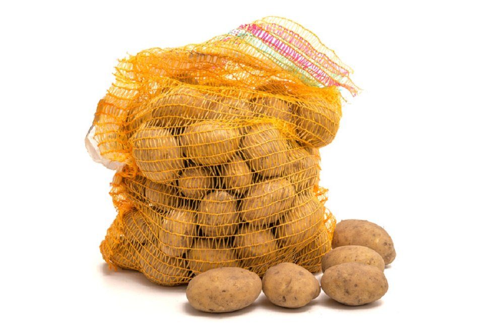 HaGa Gartensack 100 Stück Raschelsäcke 31cmx50cm Gemüsesack, (100-tlg)