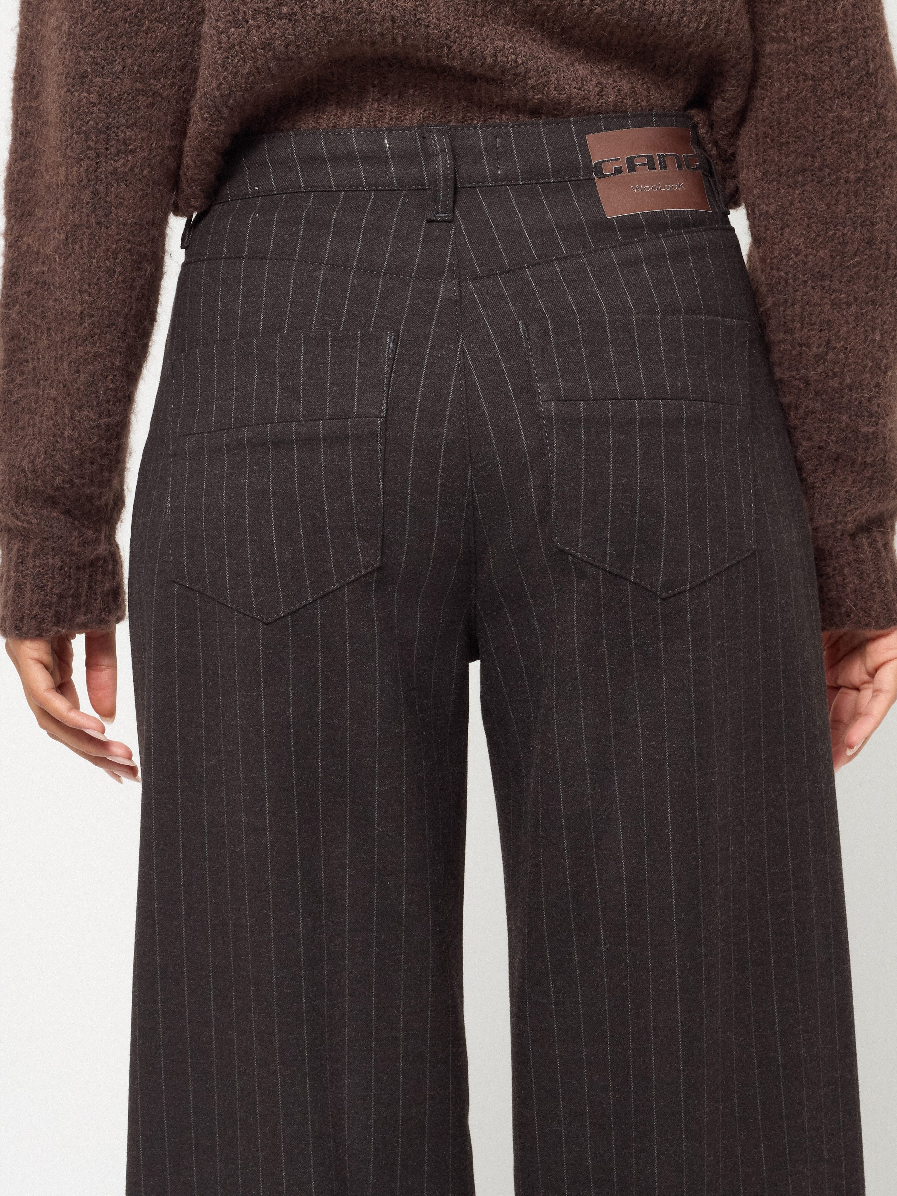 GANG Bundfaltenhose 94SILVIA WIDE mit hoher Taille