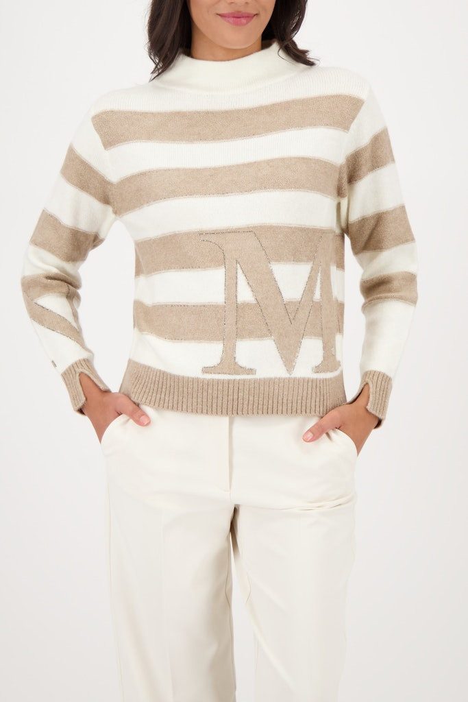 Monari Rundhalspullover 809123 Strasssteine als funkelnde Highlights günstig online kaufen