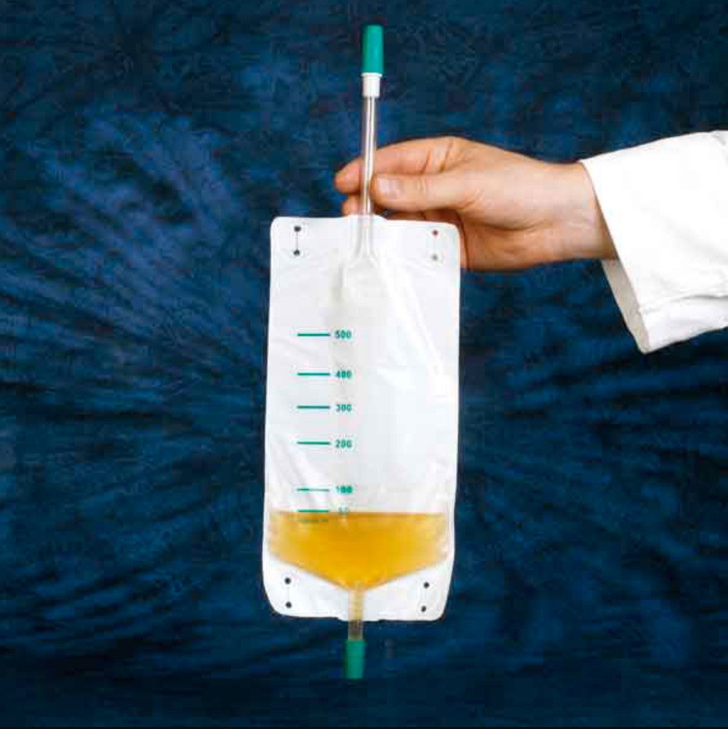 DocMed Urinbeutel DCT Urin Beinbeutel unsteril (Einzelpack, 10 St., kompakt und diskret tragbar), Robustes und langlebiges Material