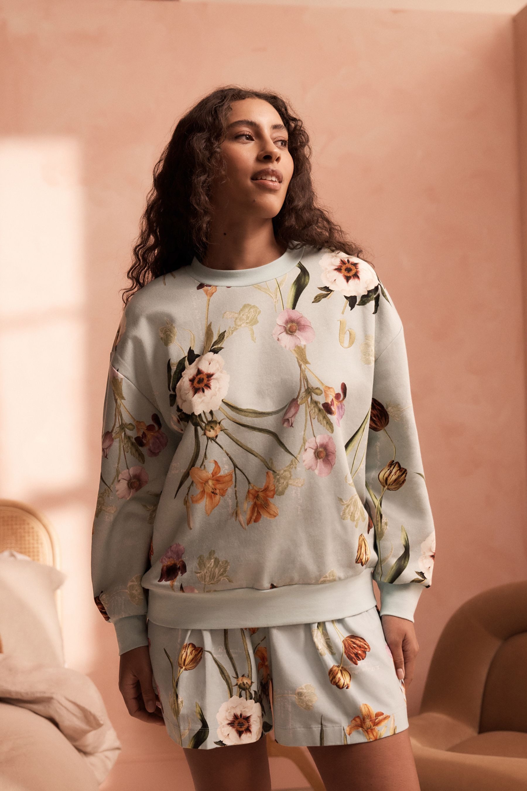 B by Ted Baker Sweater B by Ted Baker Sweatshirt aus Baumwollgemisch (1-tlg) – Bild 5 von 5