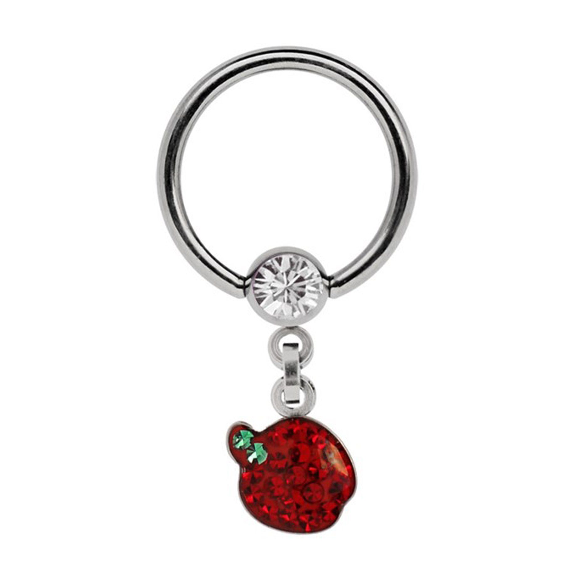 Adelia´s Intimpiercing Piercing Intimpiercing , Mit 5 mm Strasskugel in klar