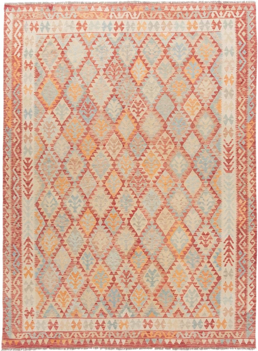 Orientteppich Kelim Afghan 259x342 Handgewebter Orientteppich, Nain Trading, rechteckig, Höhe: 3 mm
