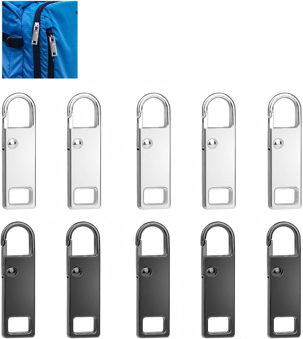 FELIXLEO Reißverschluss Zipper Reparaturset 10 Stück Jacke Rucksack Reißverschlussstiefel (1-tlg)