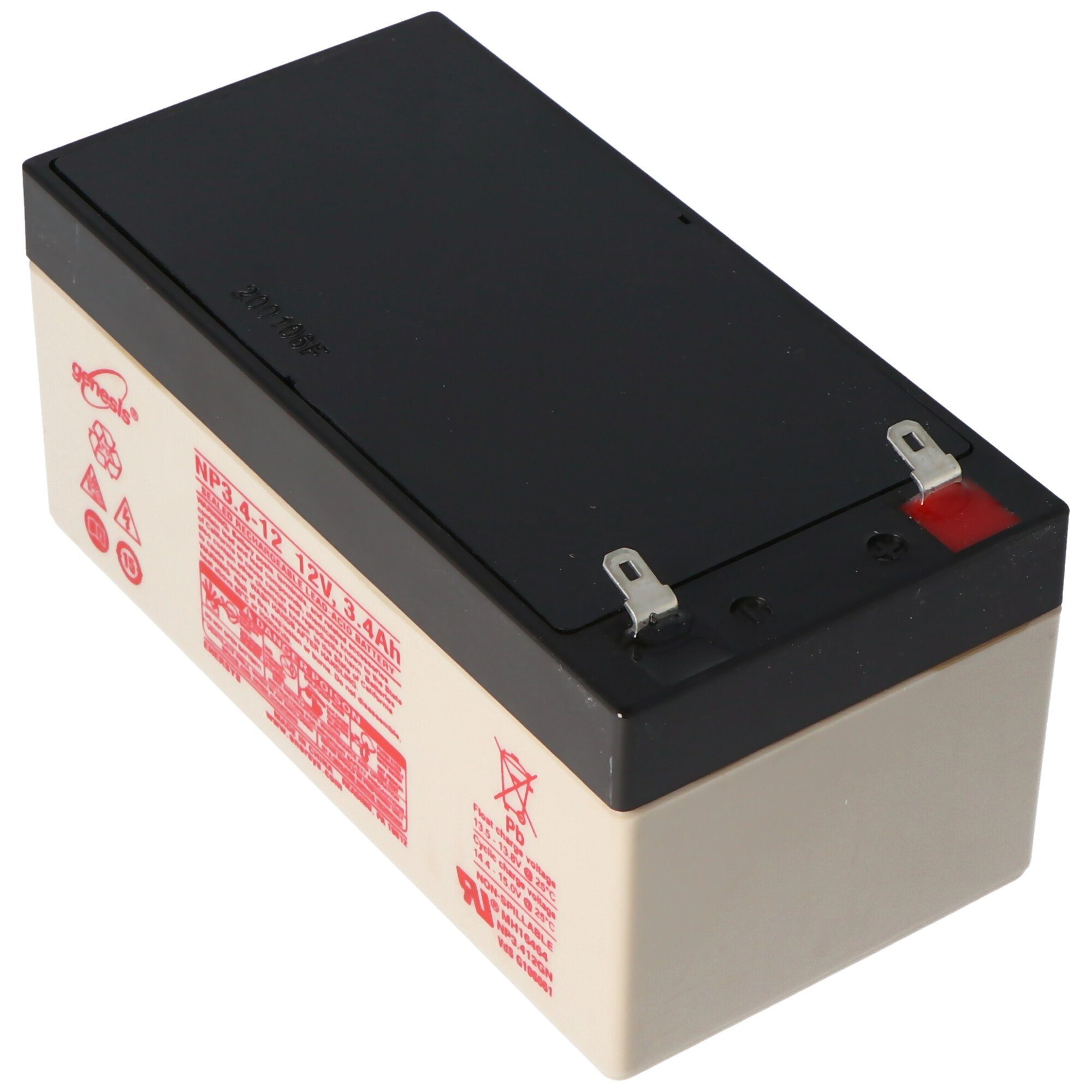 Hawker EnerSys Hawker Enersys Genesis NP3.4-12, Herst.Nr: NP3.4-12, 12 Volt 3,4Ah Akku 3400 mAh (12,0 V)