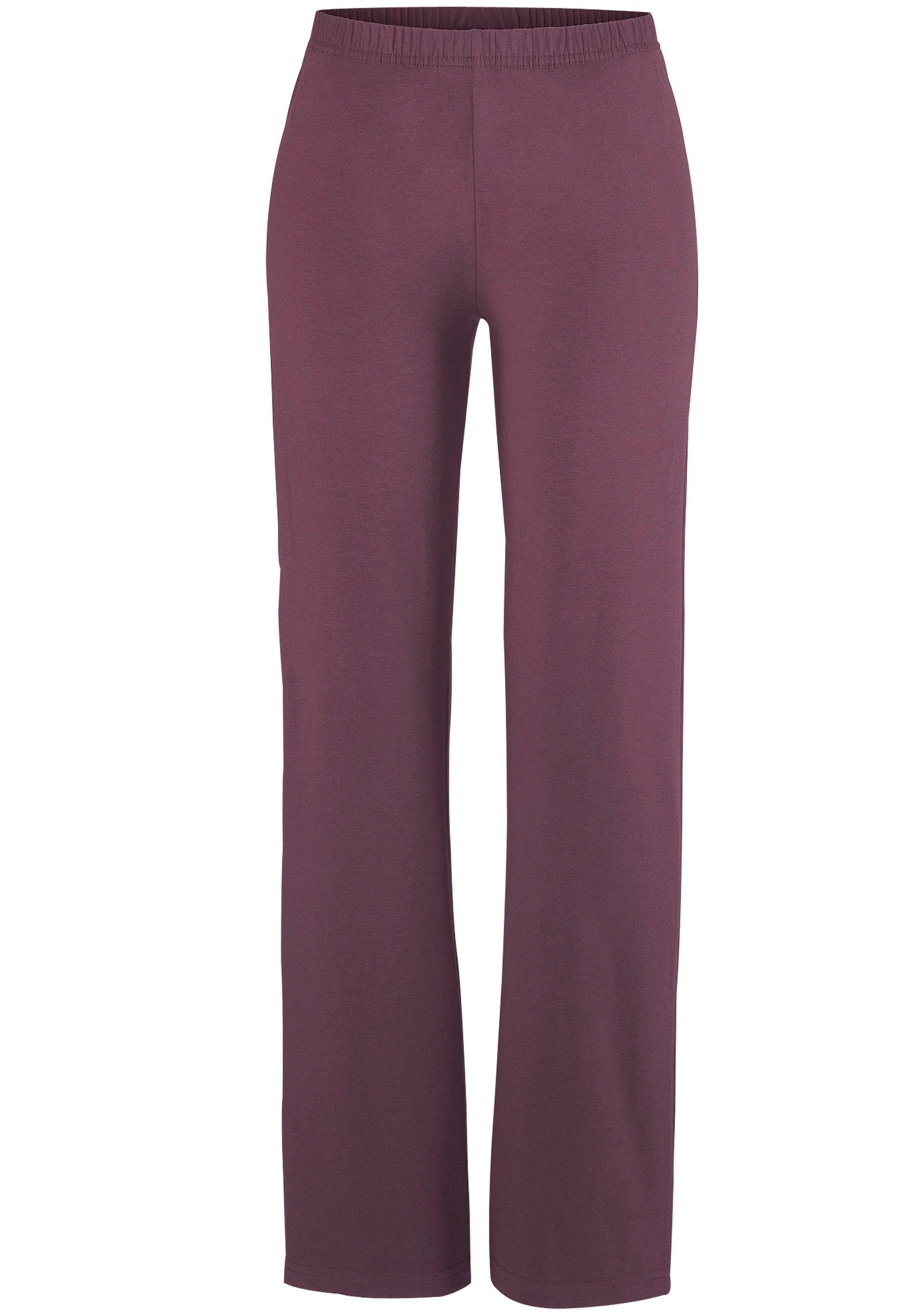 Vivance active Jazzpants, (2er-Pack), mit leicht ausgestelltem Bein, Lounge günstig online kaufen