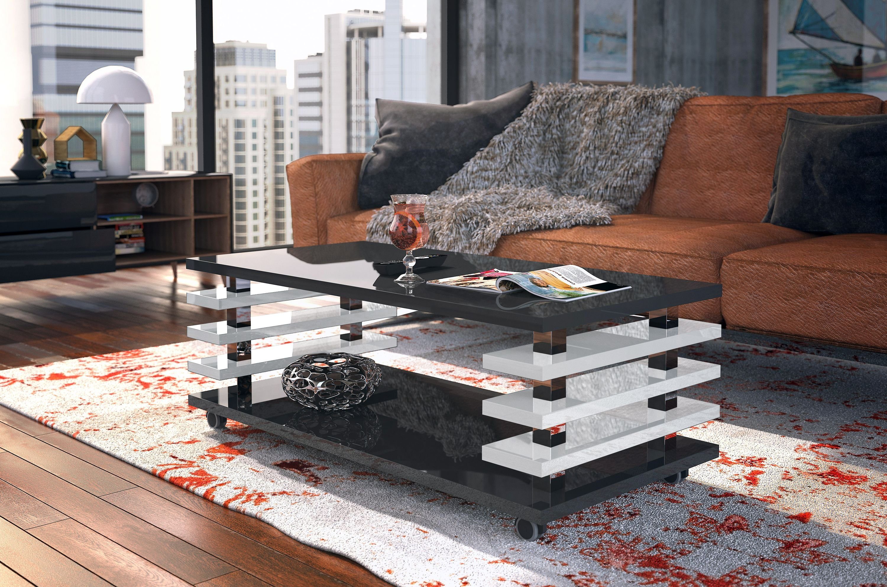 designimpex Couchtisch DC-3 Design Wohnzimmertisch Tisch günstig online kaufen