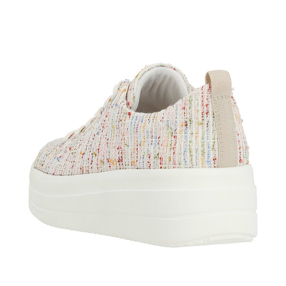 Remonte Remonte Damen Sneaker D1C03-90 weiß/multi Slipper