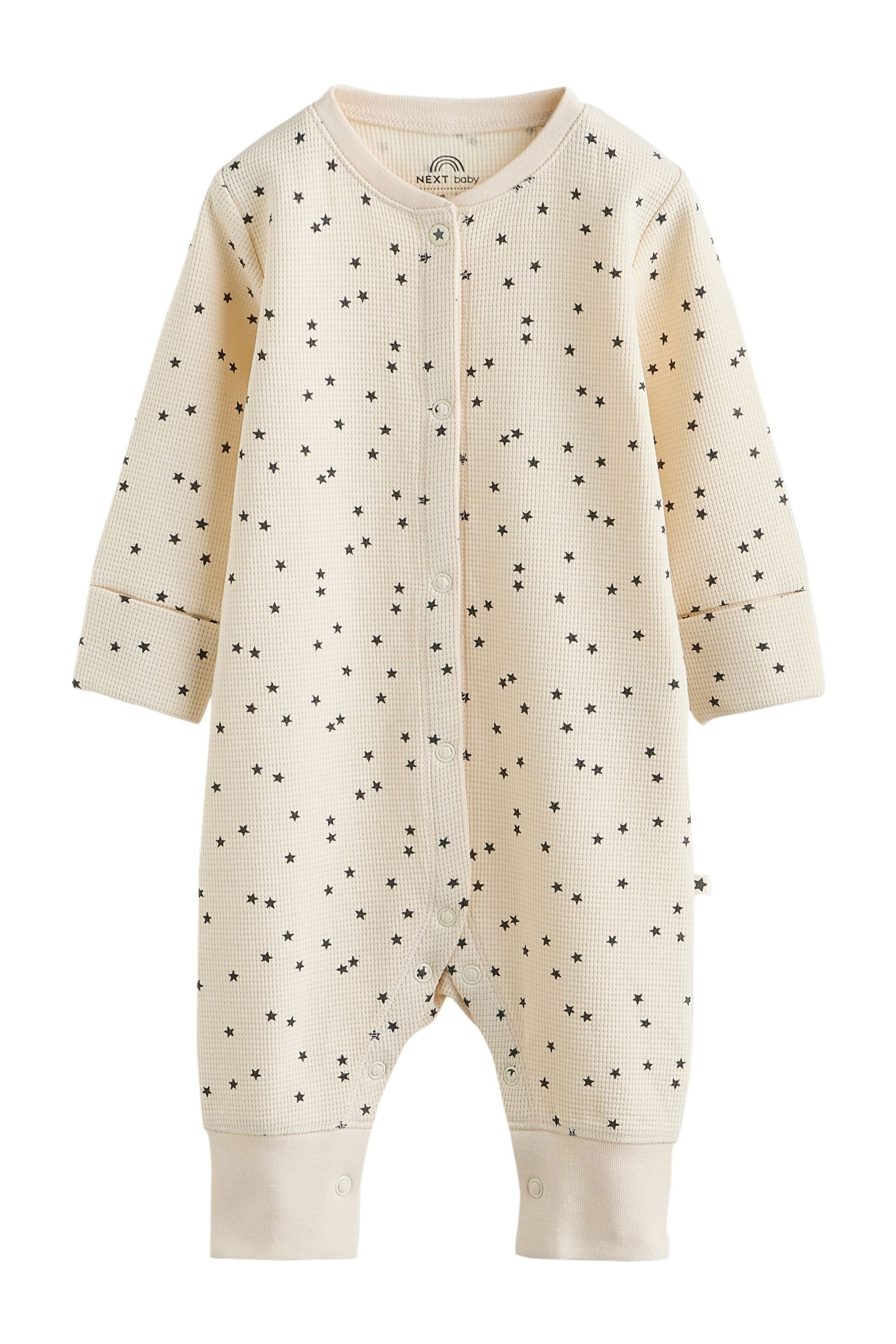 Next Schlafoverall Gerippte Babyschlafanzüge, 3er-Pack (3-tlg)