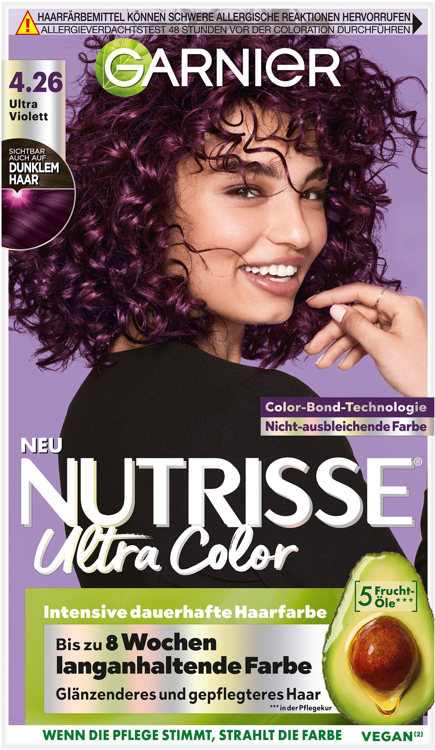 GARNIER Coloration Garnier Nutrisse Ultra Color, Packung, 3-tlg., mit pflegender Formel