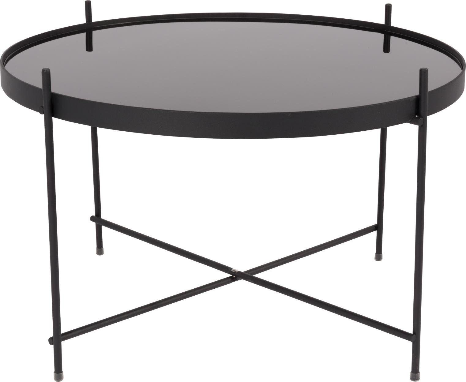 Zuiver rund LARGE von Couchtisch CUPID Zuiver Beistelltisch BLACK Beistelltisch