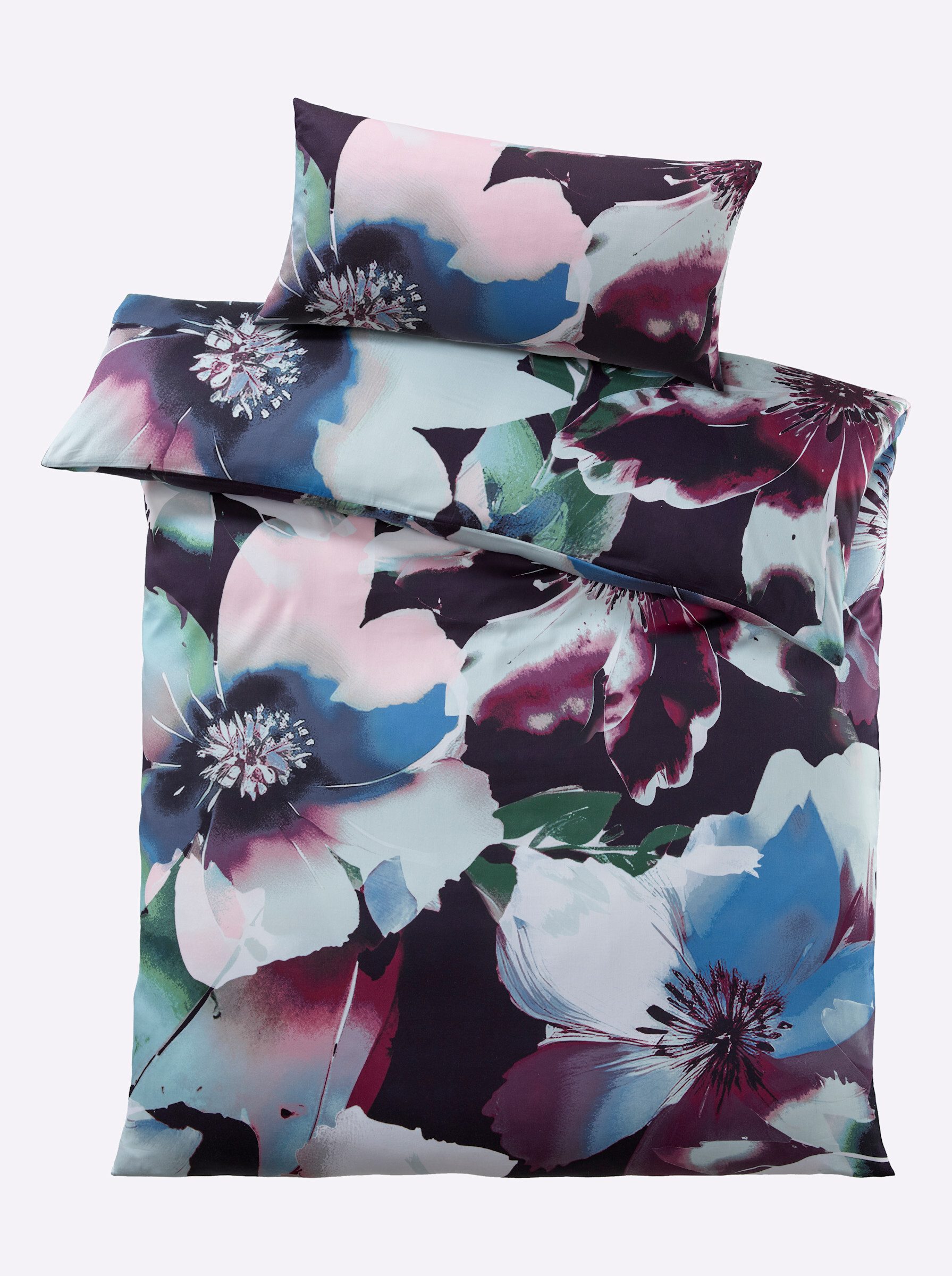 heine Bettwäsche Bettwäsche, Mako-Satin, 2 teilig, Mako-Satin