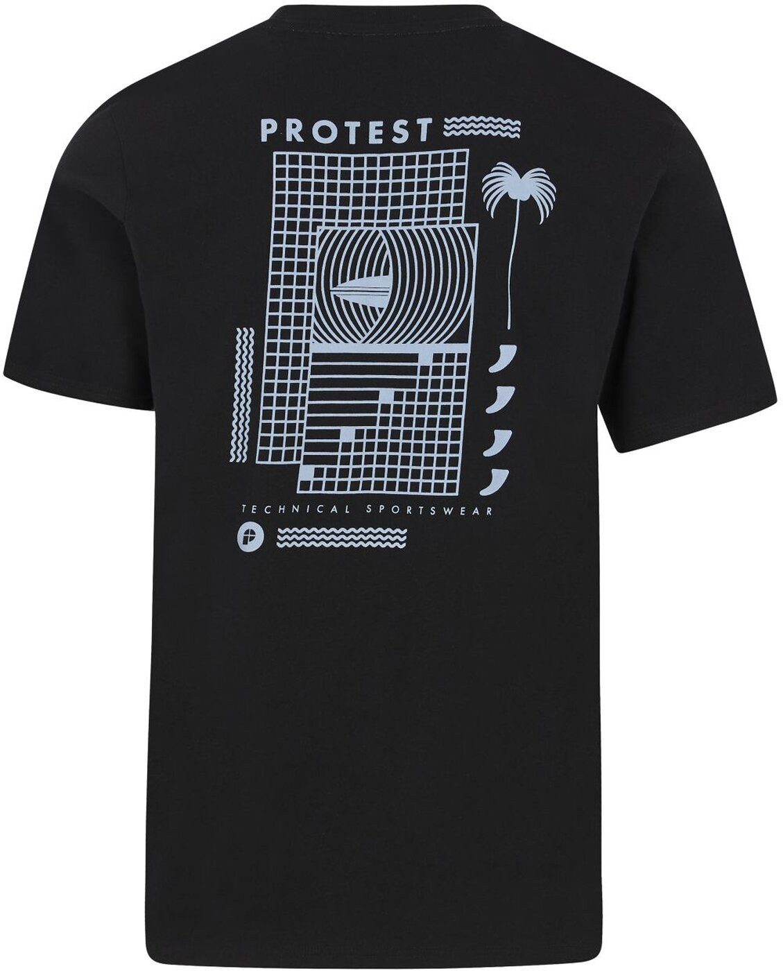 Protest Kurzarmshirt PRTKeidi t-shirt TRUE BLACK