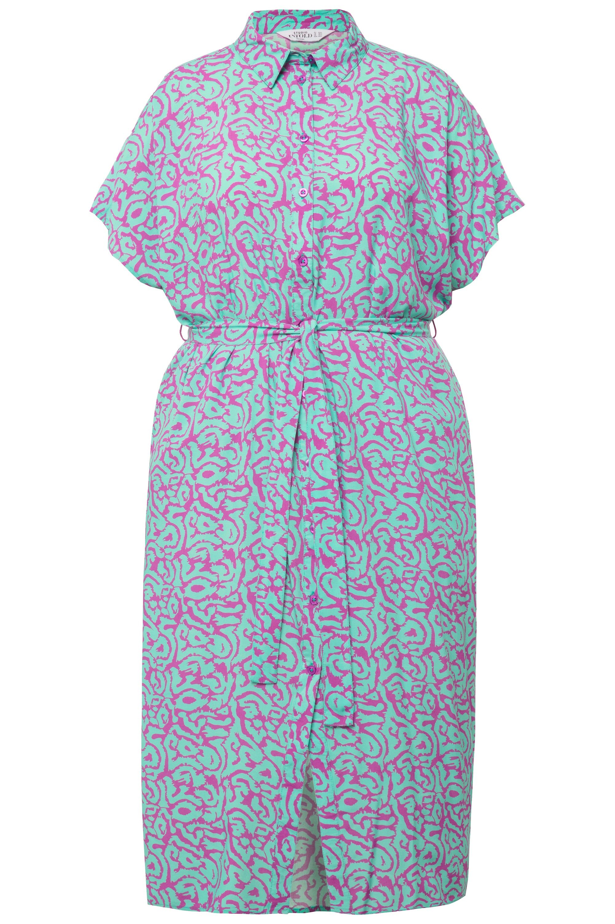 Studio Untold Hemdblusenkleid Hemdblusen-Midikleid oversized zweifarbiger günstig online kaufen