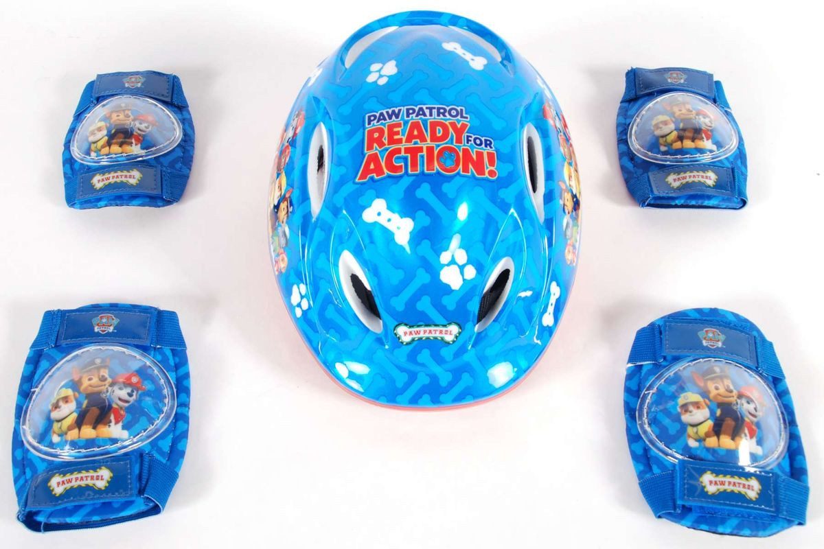 PAW PATROL Kinderfahrradhelm Deluxe, Skye Marshall Chase Rubble, Gr. 52-56 cm TÜV/GS