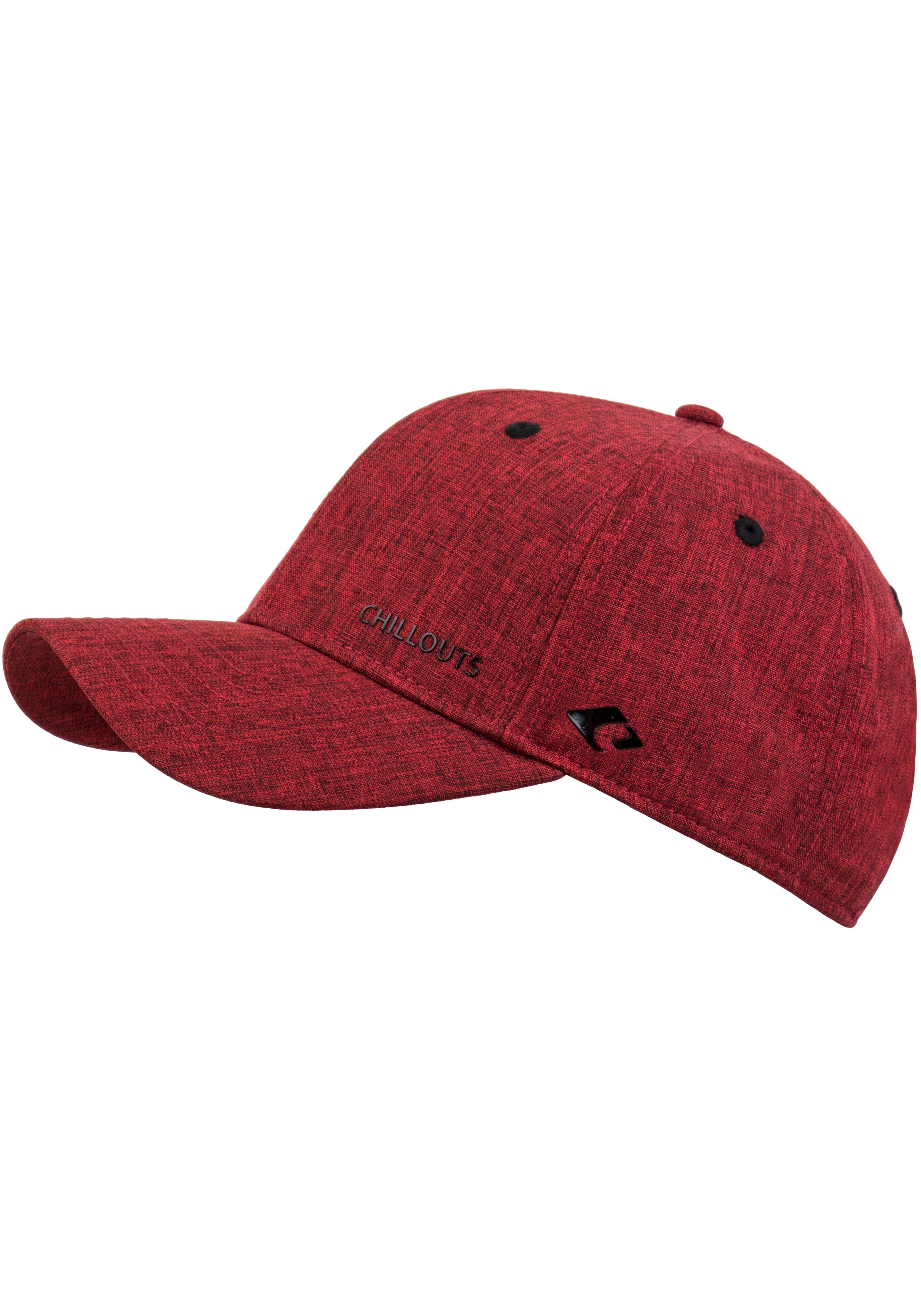 chillouts Baseball Cap Christchurch Hat rot-schwarz | Baseball Caps