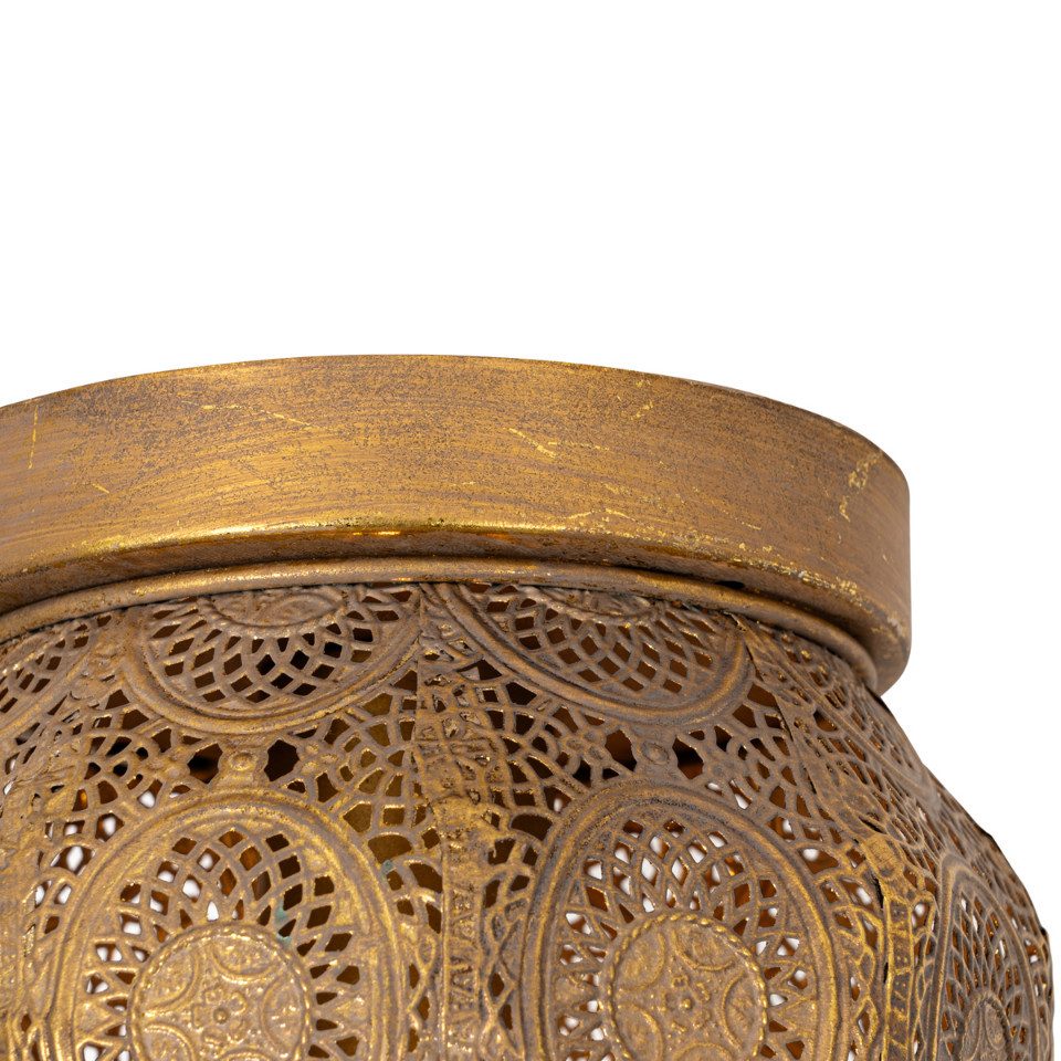 Qazqa Deckenleuchte Mowgli, ohne Leuchtmittel, Warmweiß, QAZQA Deckenleuchte, e27, gold, Stahl, Orientalisch
