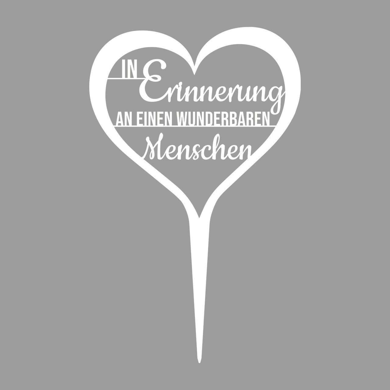 ILLUMINO Dekoobjekt Grabstecker Trauerschmuck Grabgesteck Grabschmuck Grabdeko