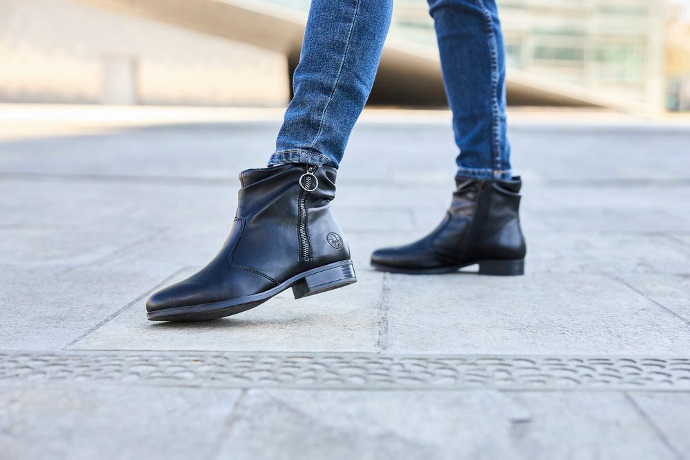 Rieker Stiefelette Boots, Blockabsatz, mit Innenreißverschluss