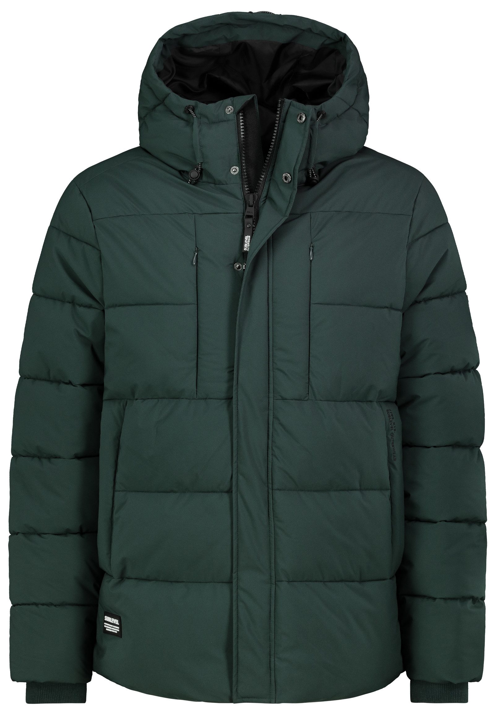 SUBLEVEL Winterjacke Mit Kapuze und Reißverschluss, warm gepolstert (1-St) H50022AB44549_Jacket