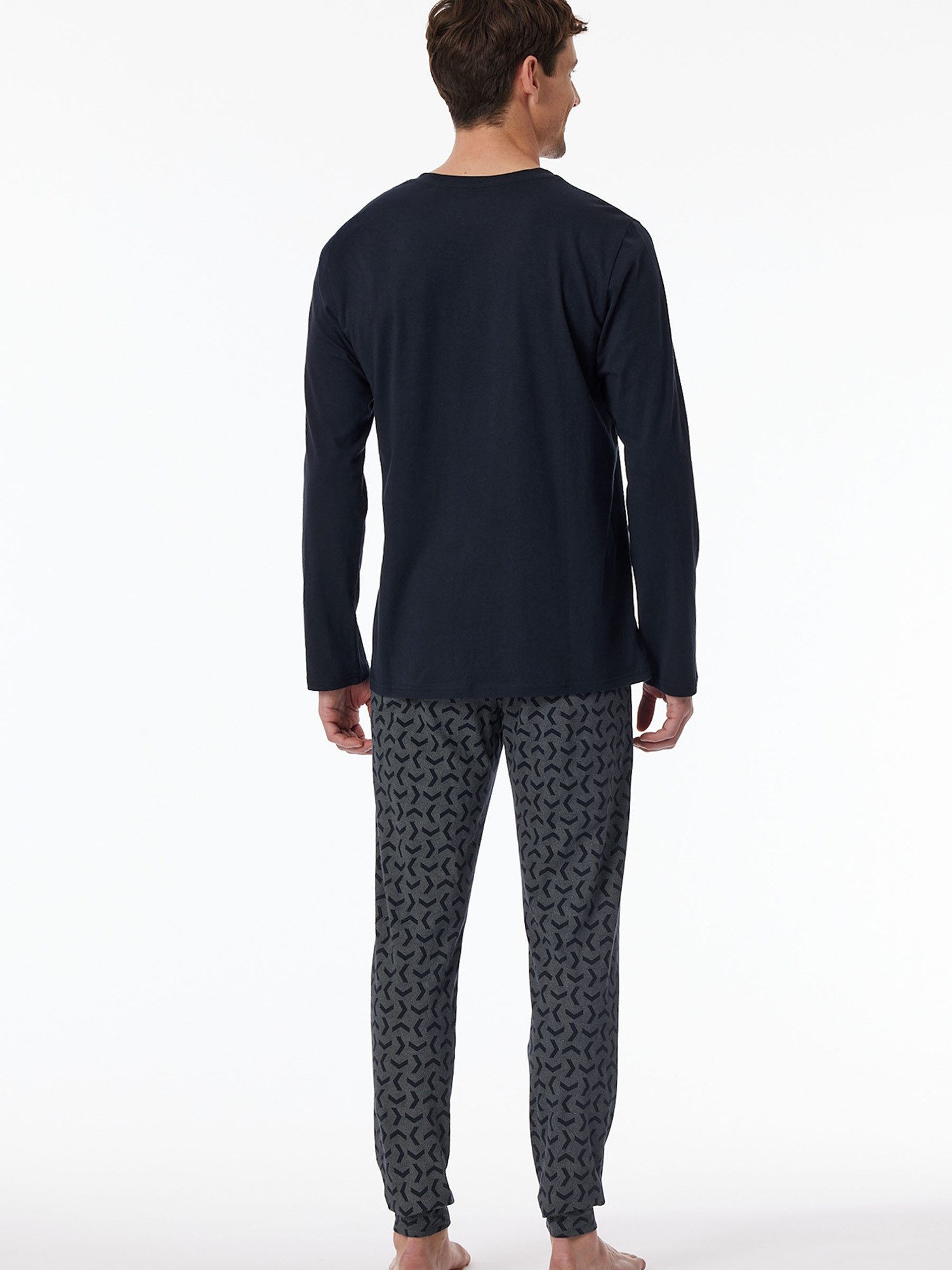 Schiesser Pyjama Casual Essentials (2 tlg) schlafanzug schlafmode bequem