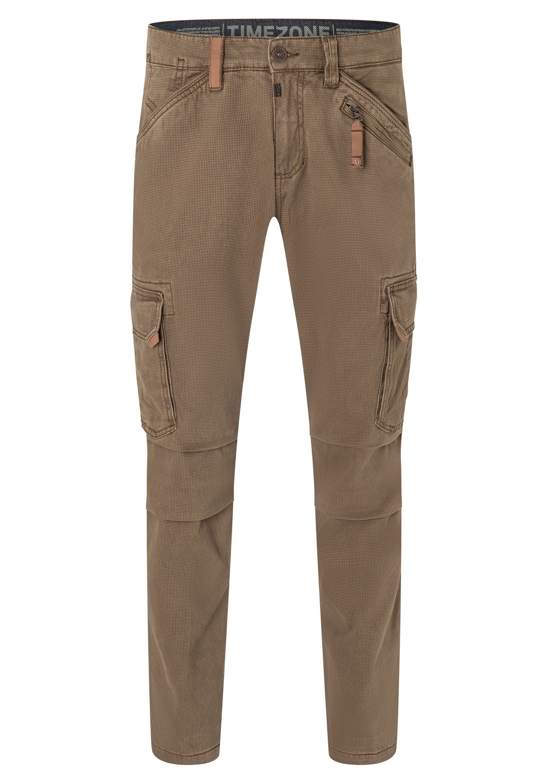 TIMEZONE Cargohose Regular Fit Taschen Baumwolle Reißverschluss (1-tlg) Regular BenTZ