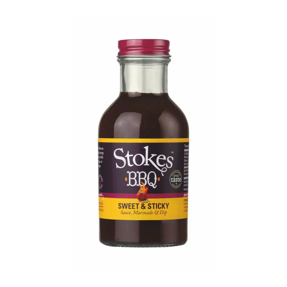 Stokes Saucen, Stokes BBQ Sauce Sweet and Sticky mit Meerrettich und Ahornsirup 250ml