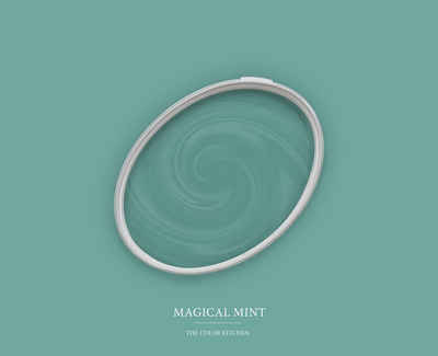 A.S. Création Wandfarbe, Wand- und Deckenfarbe Seidenmatt Innenfarbe 3008 2,5l Magical Mint