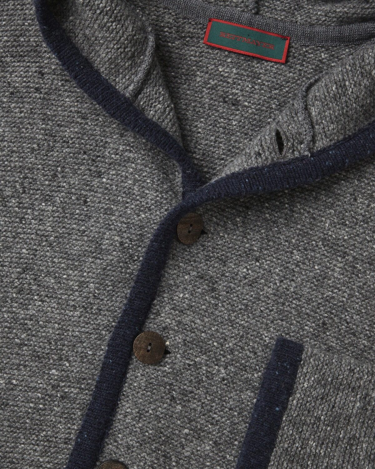 Reitmayer Strickjacke Strickjacke mit Kapuze