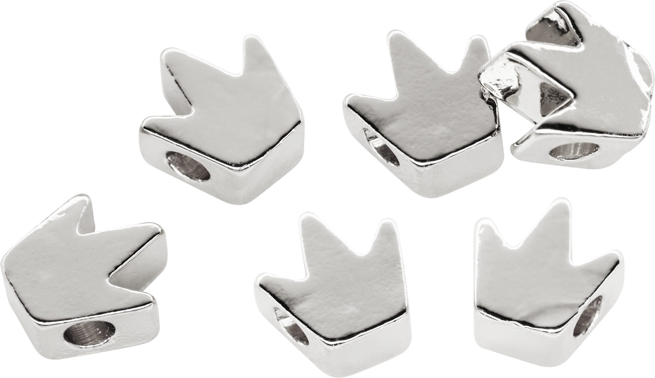 Rayher Ремесленные бусы Metall Бисер Krone, 6 Stück, (6-tlg)