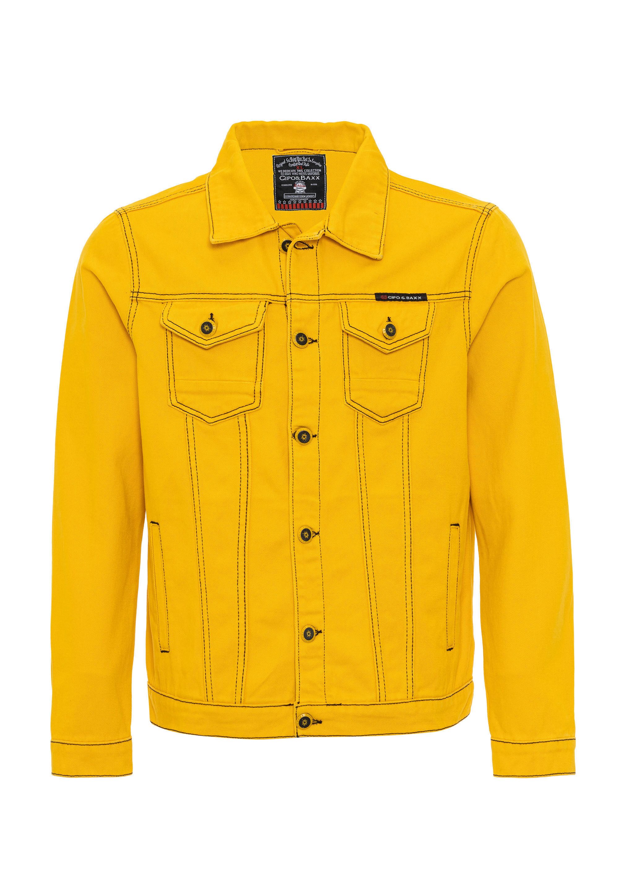 Cipo & Baxx Jeansjacke CJ289 mit Knopfleiste