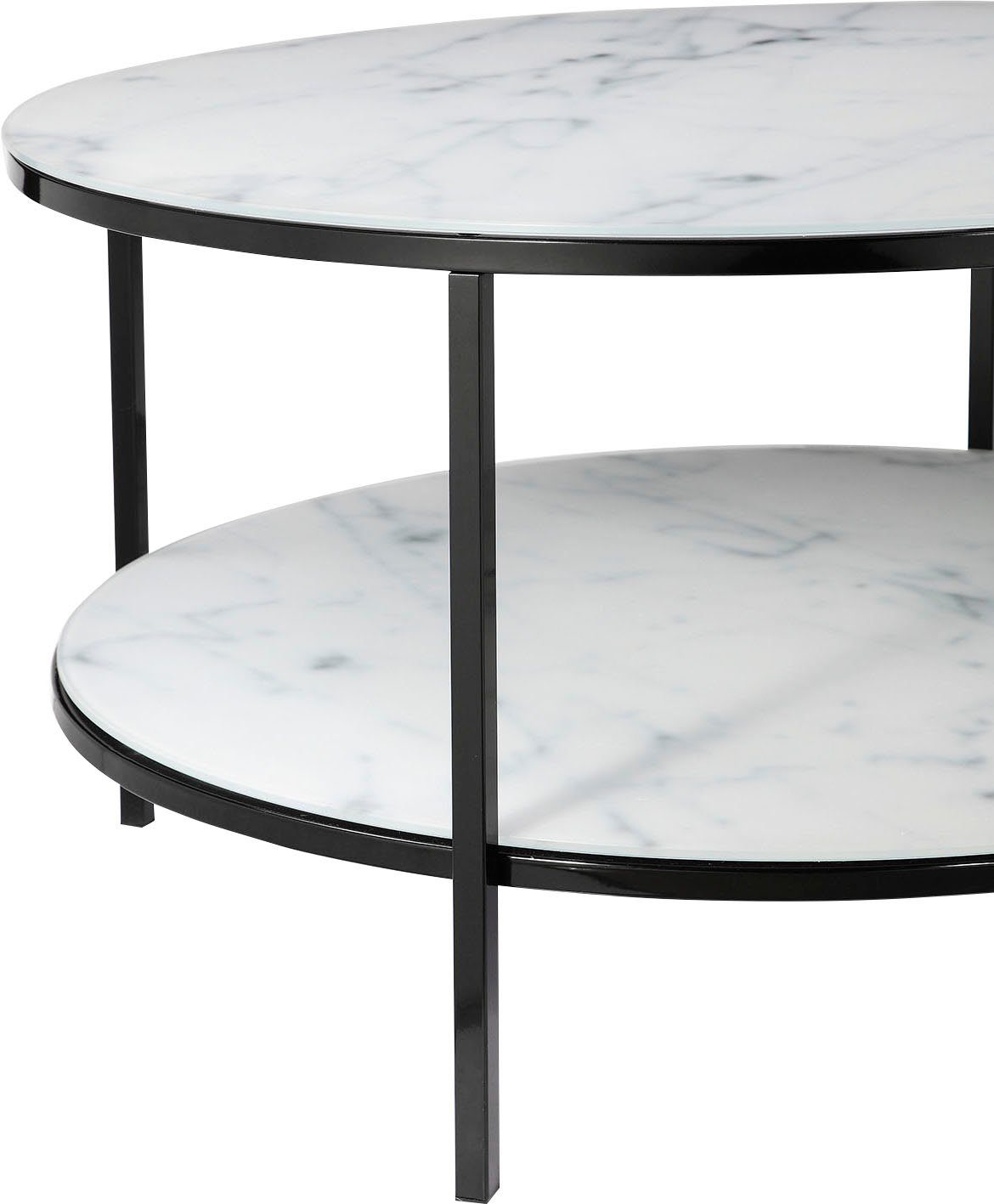 SalesFever Couchtisch Caorle Coffeetable im minimalistischen Stil, Eleganz trifft Stil: Tischplatten in Marmoroptik