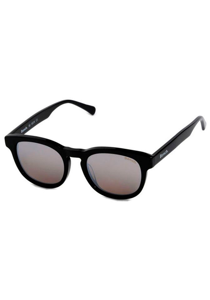 Bench. Sonnenbrille Getönt CR39 Kunststoff-Gläser mit Silber Flash - leicht, bruchsicher schwarz