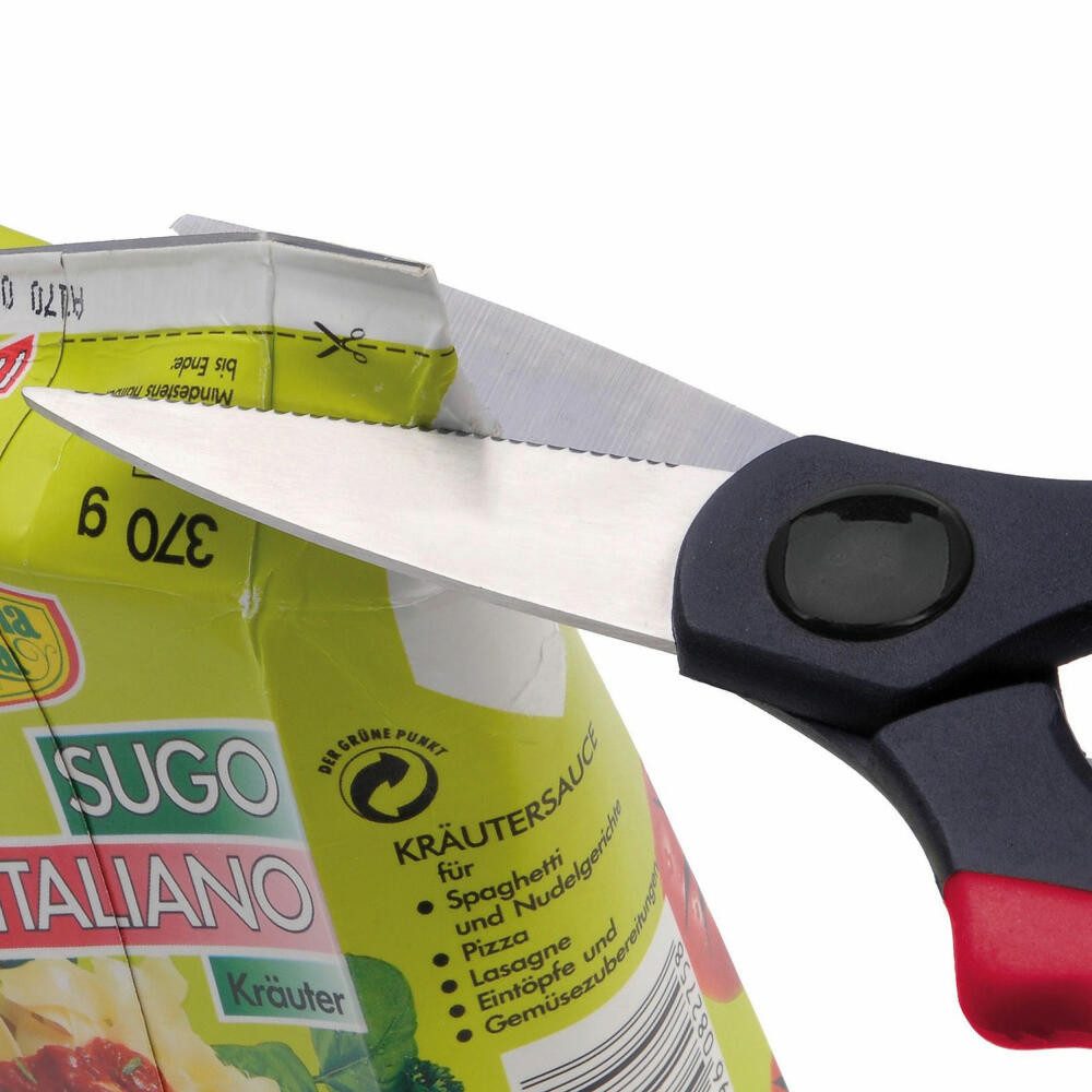 WESTMARK Haushaltsschere Schneidklingenlänge: 7 cm, inkl. Öffnungselement für Schraubverschlüss, rostfrei, Anti-Rutsch-Gummierung, spülmaschinengeeignet