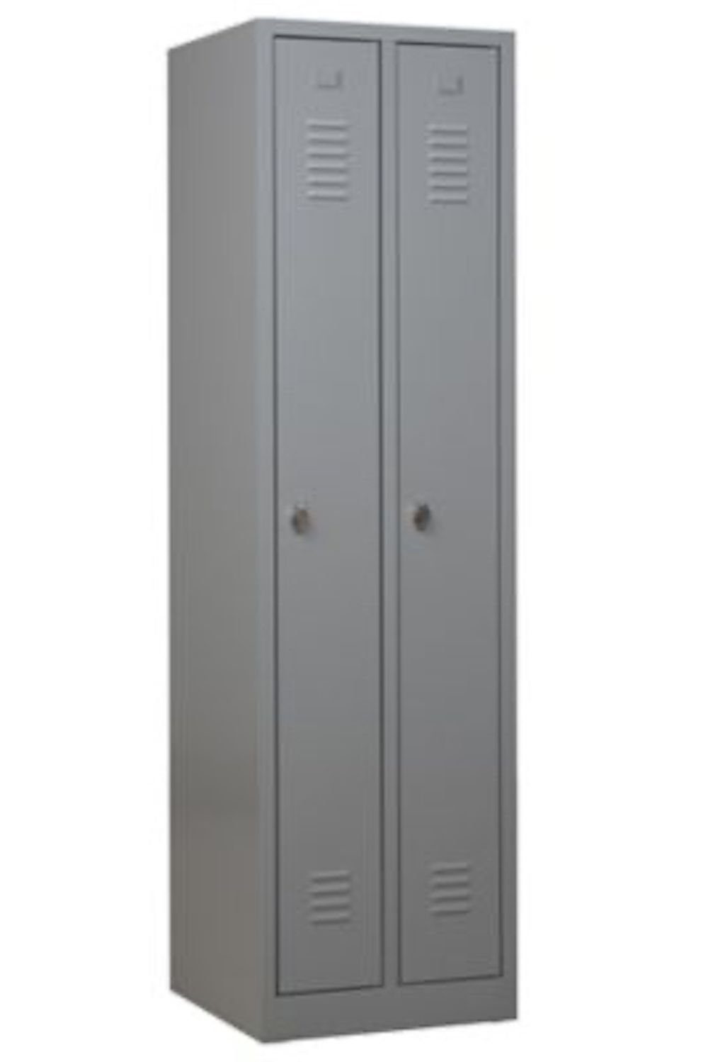 HxBxT Grau Garderobenspind Spind PROREGAL® Zylinderschloss, 180x50x50cm, Camel,