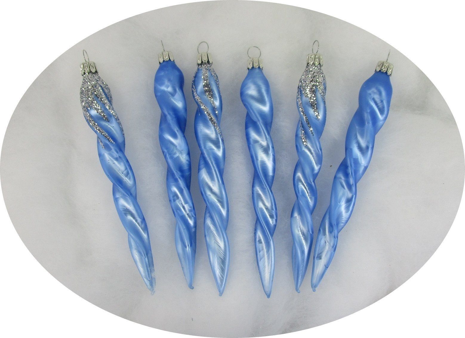 Nostalgie Christbaumschmuck Thüringen Christbaumschmuck "Eiszapfen Eislack"