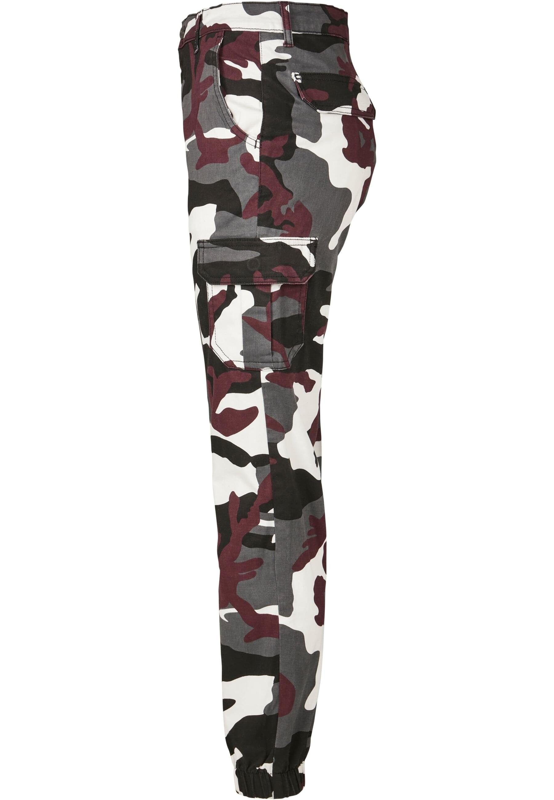 wine Waist Damen camo Cargo Cargohose Ladies (1-tlg) URBAN CLASSICS High Camo Pants