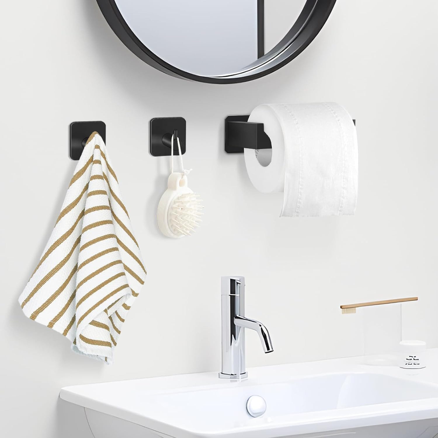 BlingBin Toilettenpapierhalter Ohne Bohren Selbstklebend Klopapierhalter günstig online kaufen