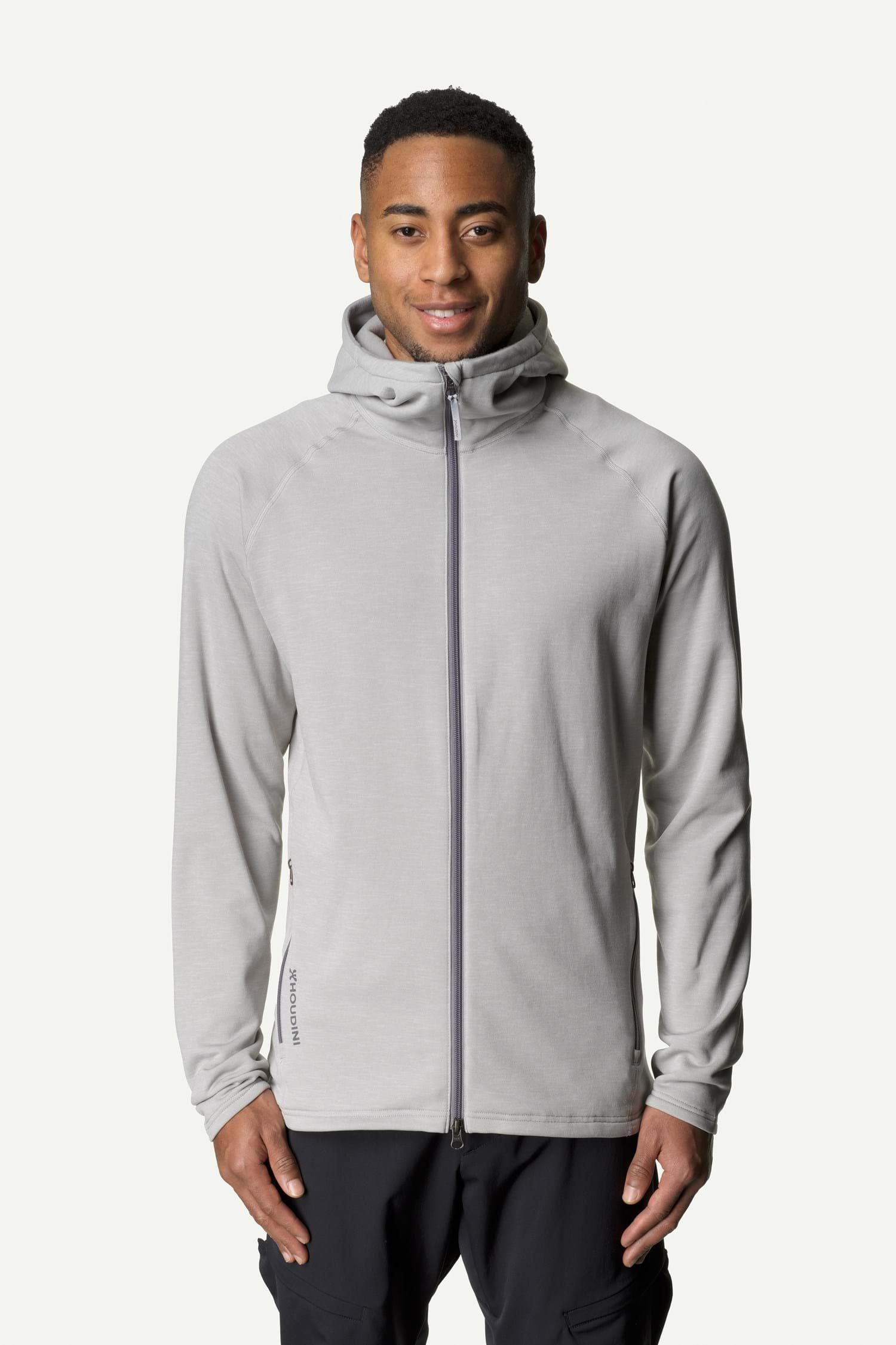 Houdini Fleecejacke M's Outright Houdi Cloudy Grey