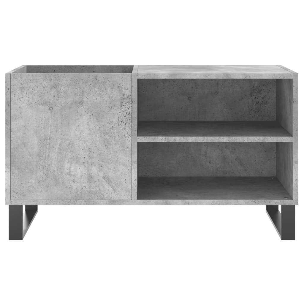 vidaXL Media-Regal Plattenschrank Betongrau 85x38x48 cm Holzwerkstoff, 1-tlg.
